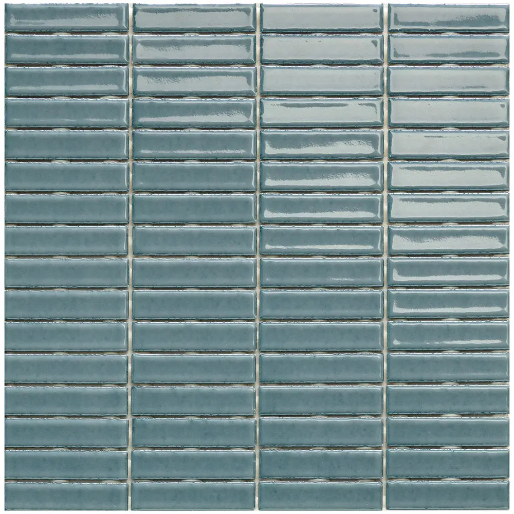 Mini stick deep teal 31,6/31,6/0,5 glanzend