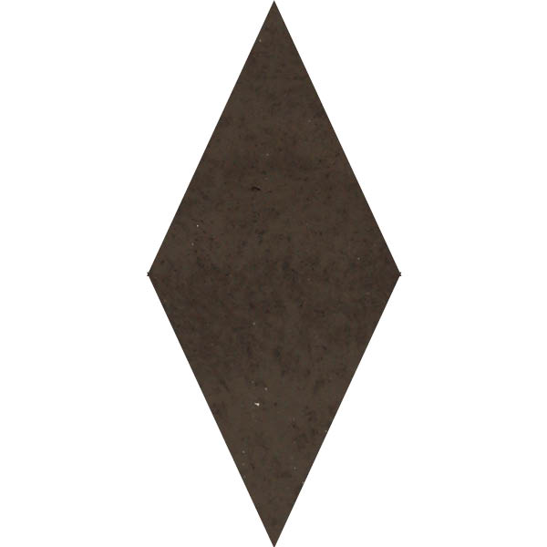 Cotto vecchio nero core lozenge 21,5/10/2,5