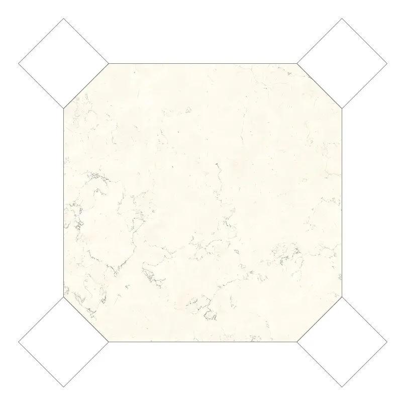 Versailles bianco achthoek 20/20/0,85 nat/rett.