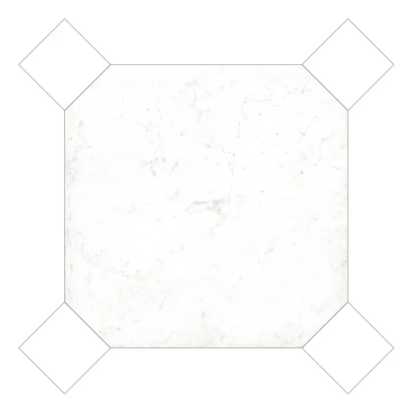 Versailles carrara achthoek 20/20/0,85 nat/rett.