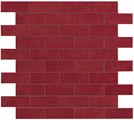 Step red wall minibrick 30,5/30,5/0,85 nat/rett.