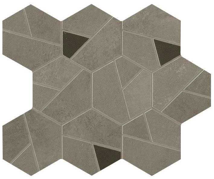 Layer taupe mosaico hex coffee 25/28,5/0,9 nat/ret