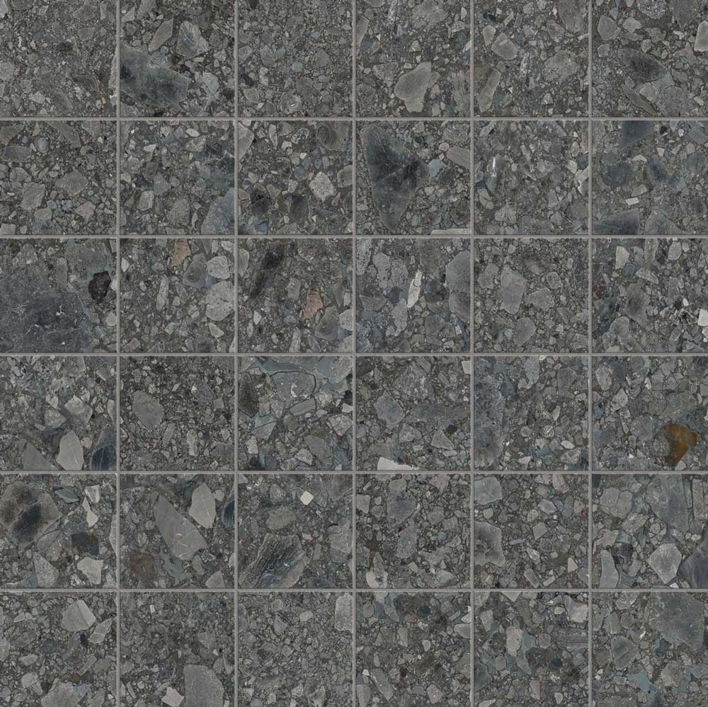 Diamond dark cluster mosaico 30/30/0,9 nat/rett.