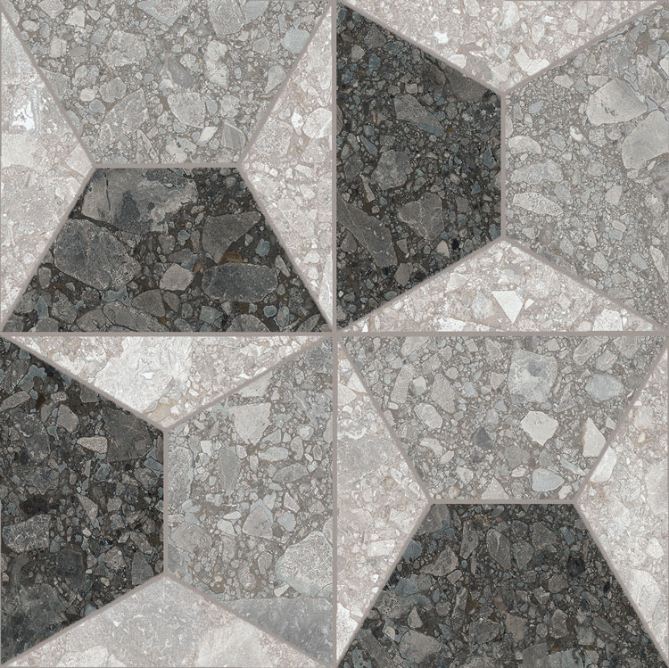 Diamond mix cluster mosaico macro 30/30/0,9 nat/rett.