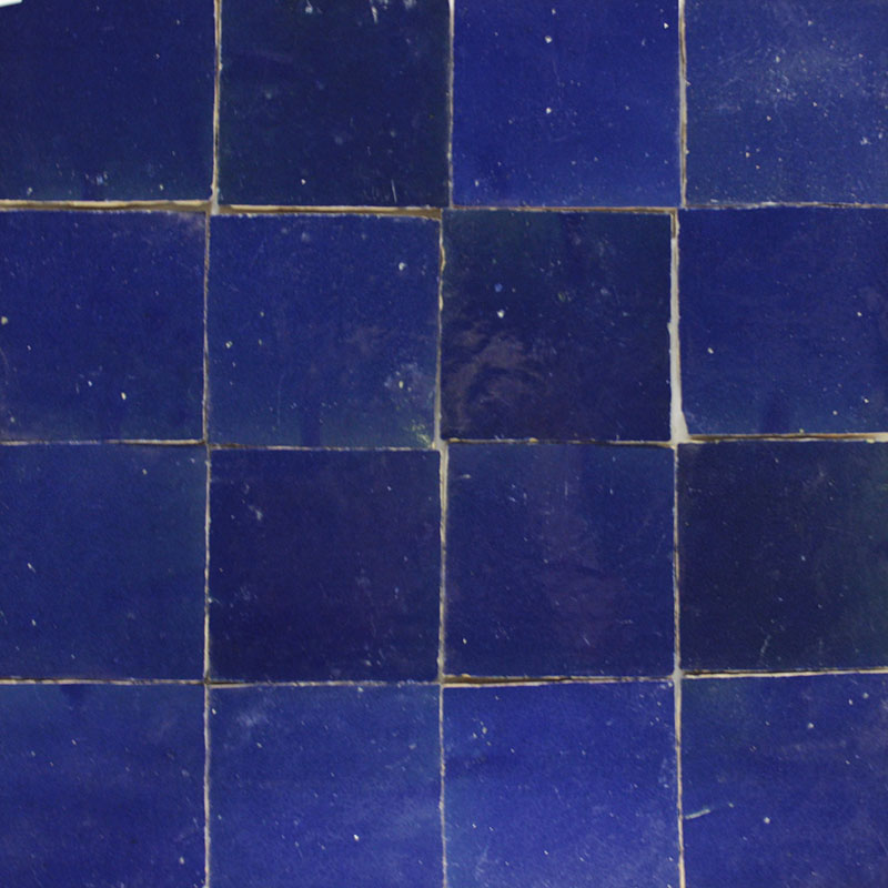 Zelliges tanger dark blue 10/10/1,0