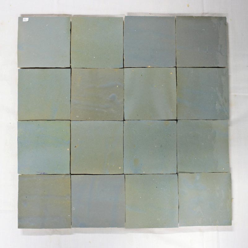 Zelliges fez light blue white 10/10/1,0