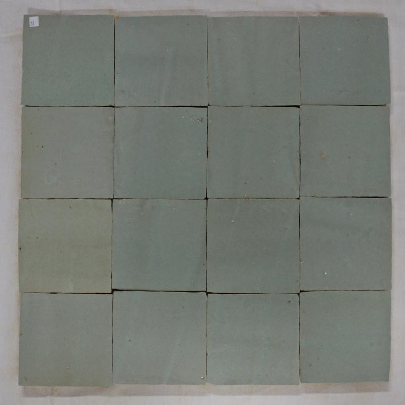 Zelliges zagora green/white 10/10/1,0