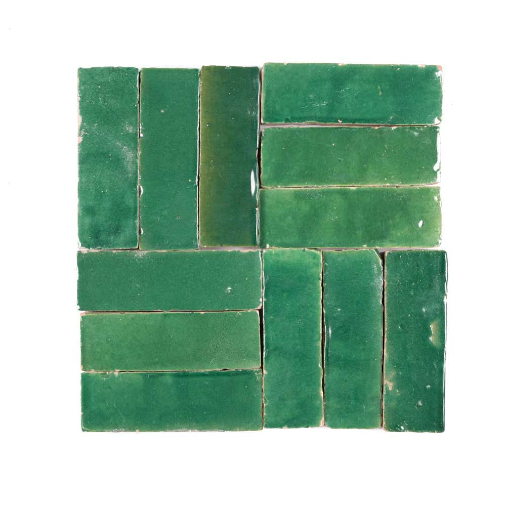 Zelliges nador green 5/15/1,0