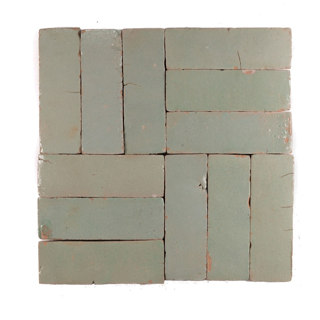 Zelliges azrou light green 5/15/1,0