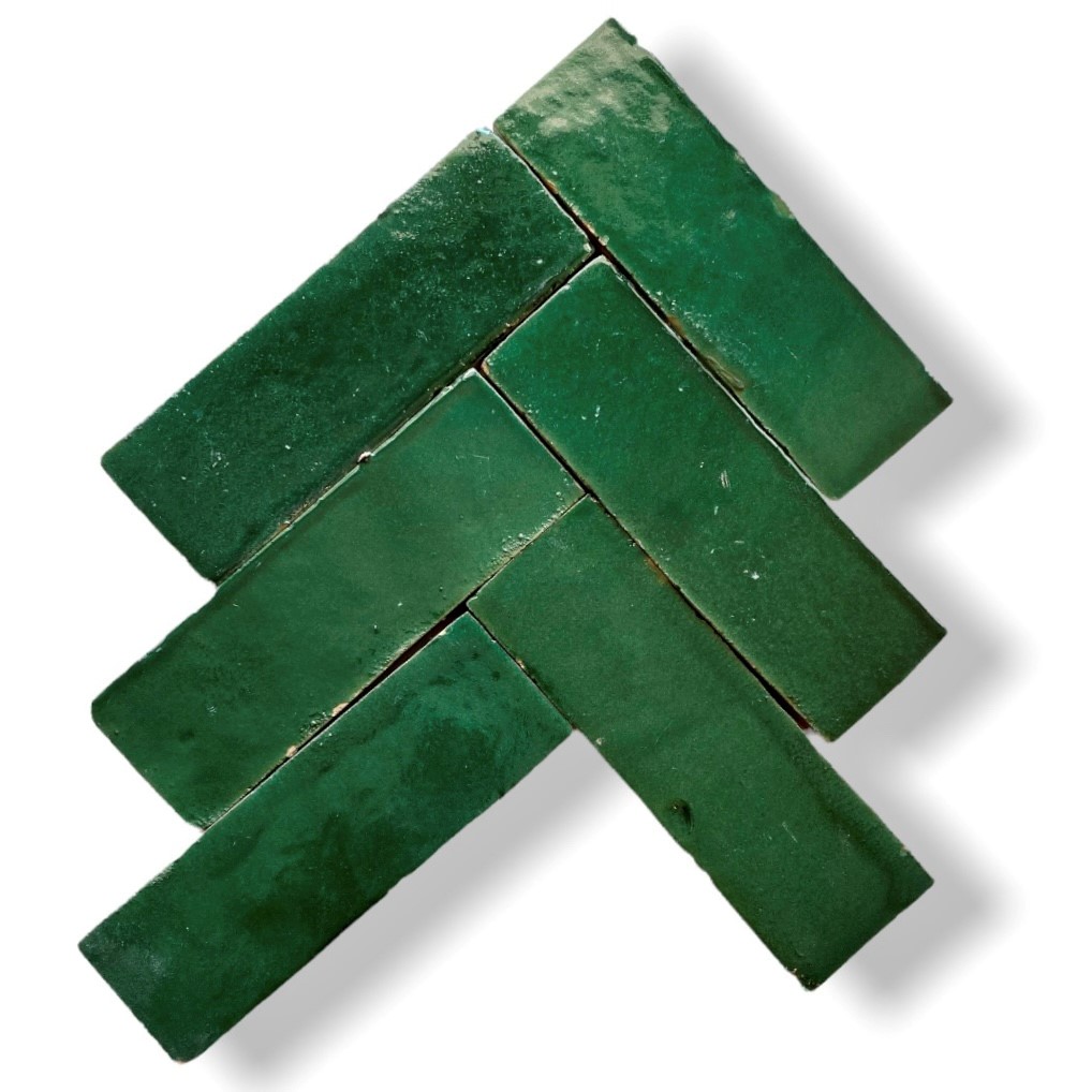 Zelliges settat green 5/15/1,0