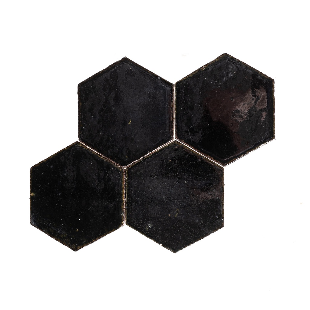 Zelliges black hexa 12/1,2