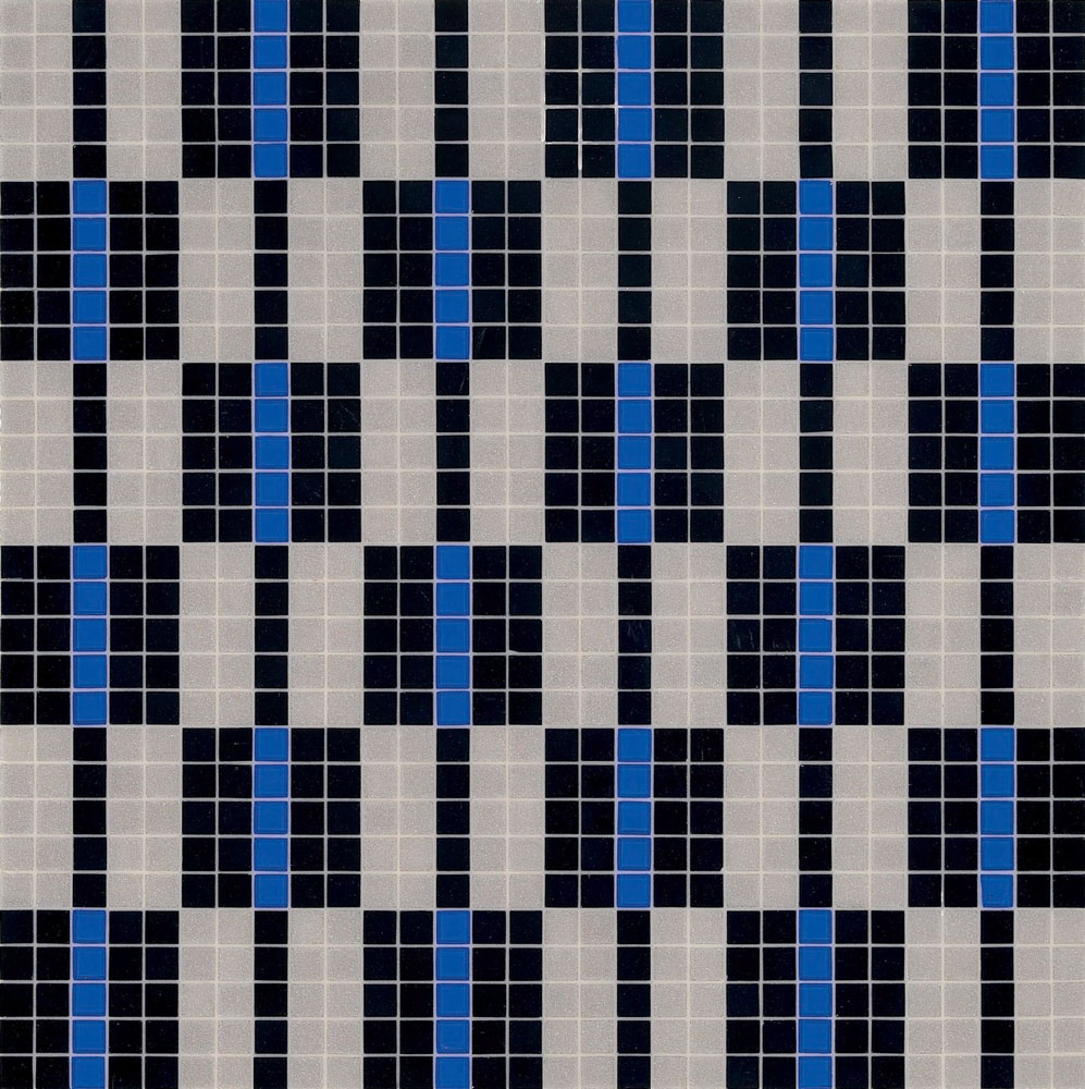 Decori alternance bleue  64,7/64,7/0,4 papier+kit
