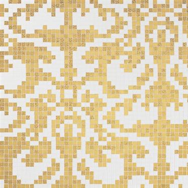 Decori damasco oro giallo 97/97/0,4 papier+kit (prijs op aanvraag)