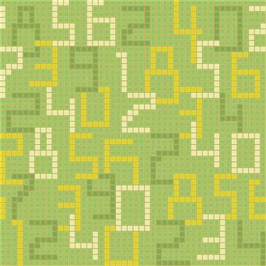 Decori data green 58,6/58,6/0,6 papier+kit