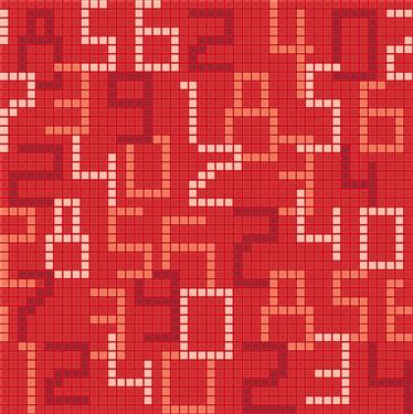 Decori data red 58,6/58,6/0,6 papier+kit