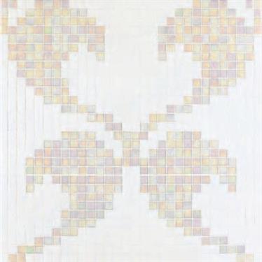 Decori hearts white 64,7/64,7/0,4 papier+kit