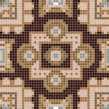 Decori silk brown 97/97/0,4 papier+kit
