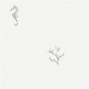 Decori corals & seahorses white 96,8/96,8 papier+kit