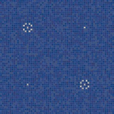 Decori stars blue 64,7/64,7 papier+kit
