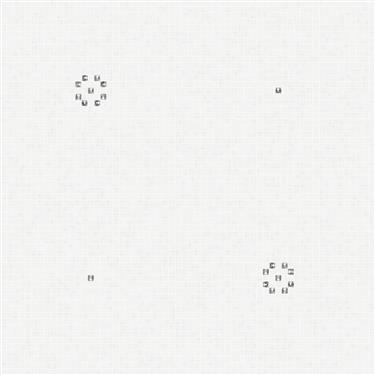 Decori stars white 64,7/64,7 papier+kit
