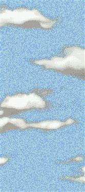Decori clouds B 129,1/290,5/0,4 papier+kit (3,73m²)