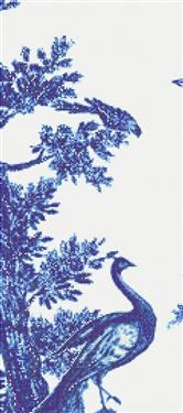 Decori jardin bleu A 129,1/290,5/0,4 papier+kit (3,73m²)