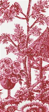 Decori jardin rouge C 129,1/290,5/0,4 papier+kit (3,73m²)