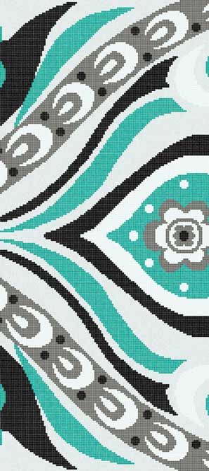 Decori Amelie green C 1/1/0,4 papier+kit