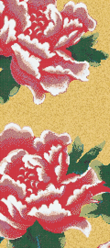 Decori Peonies oro D 1/1/0,4 papier+kit (prijs op aanvraag)