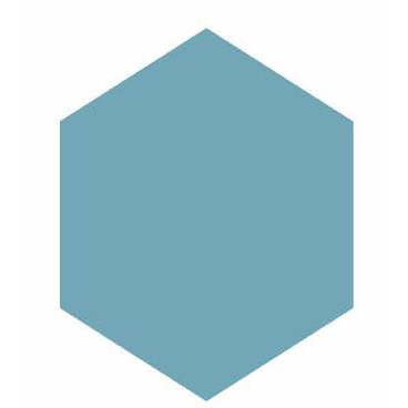 Colors hexagon turchino 20/23/1,4