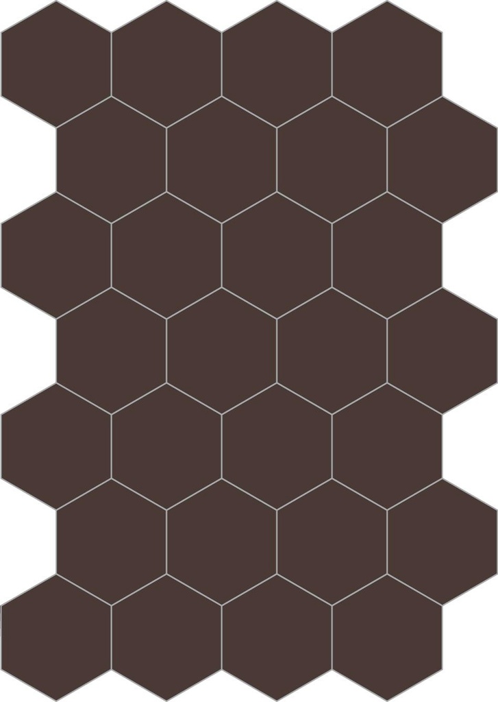 Colors hexagon cioccolato 20/23/1,4