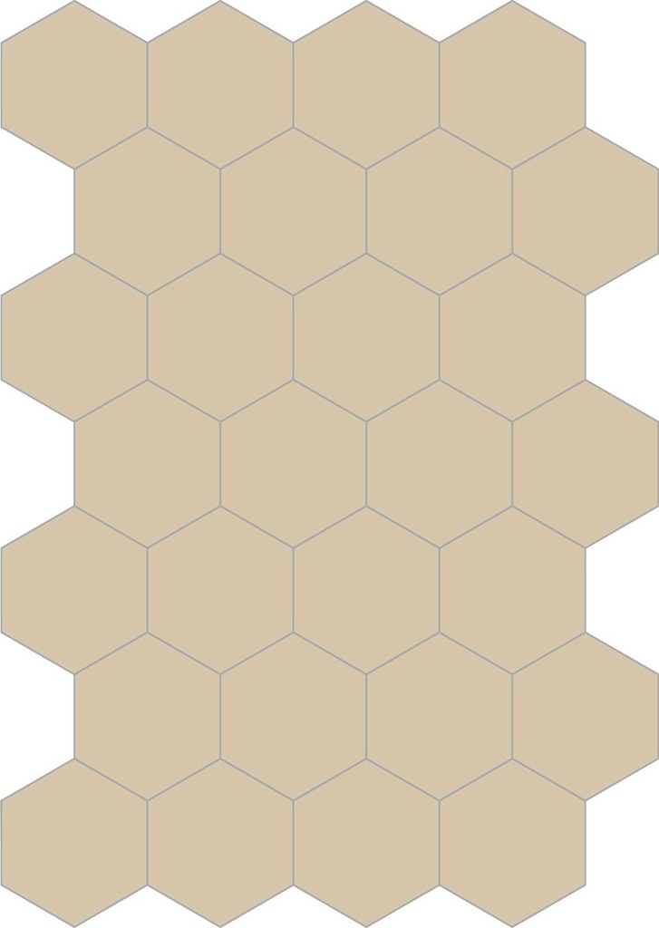 Colors hexagon tan 20/23/1,4