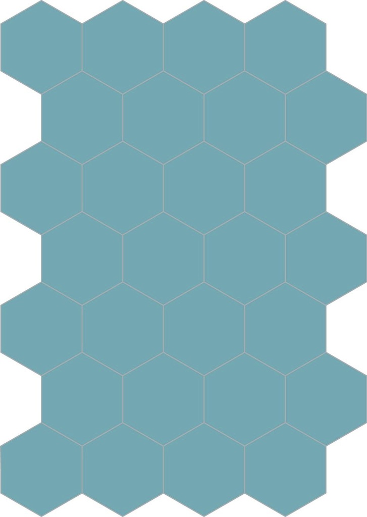 Colors hexagon turchino 20/23/1,4