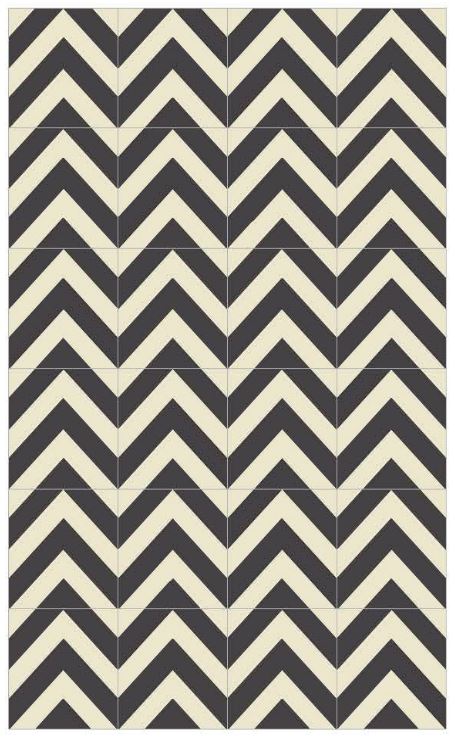 Decori square zag vaniglia 20/20/1,4