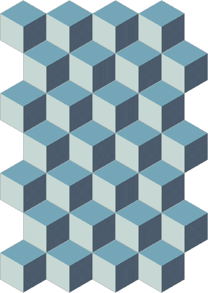 Decori hexagon cubic pacific 20/23/1,4