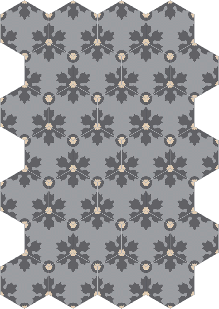 Decori hexagon freeze titanio 20/23/1,4