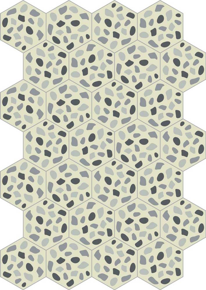 Colors hexagon grit light grey 20/23/1,4