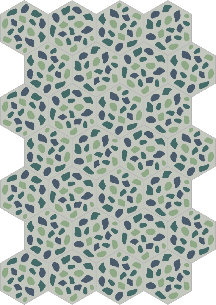 Colors hexagon grit blue 20/23/1,4
