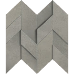 Corfu grey mosaic freccia 3D 30/30/1,0 matt/rett.