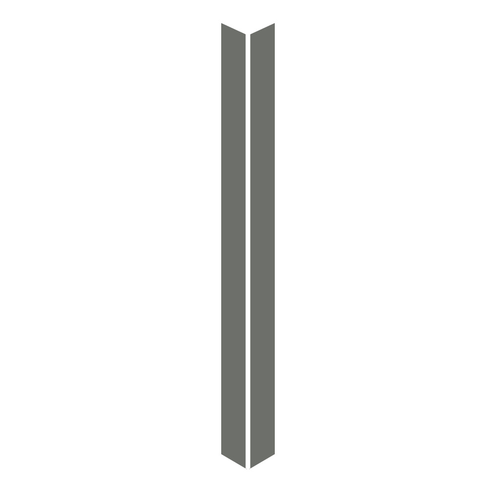 Perlinato graphite hoek 7/100/1,2 matt.