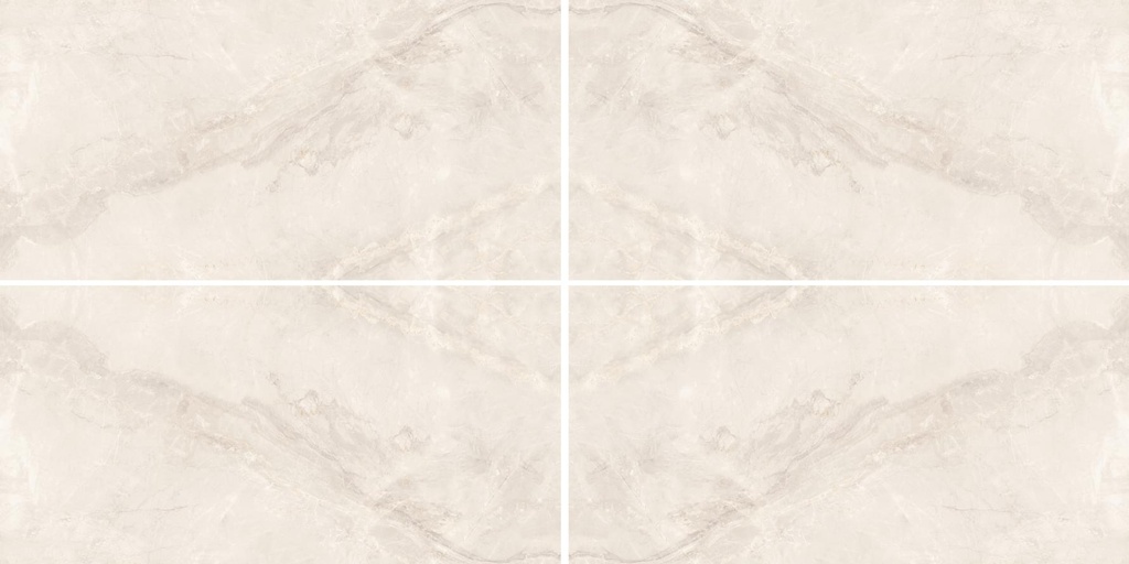 Flora ivory bookmatch 60/120/0,95 glanz/rett. (per set/4st)