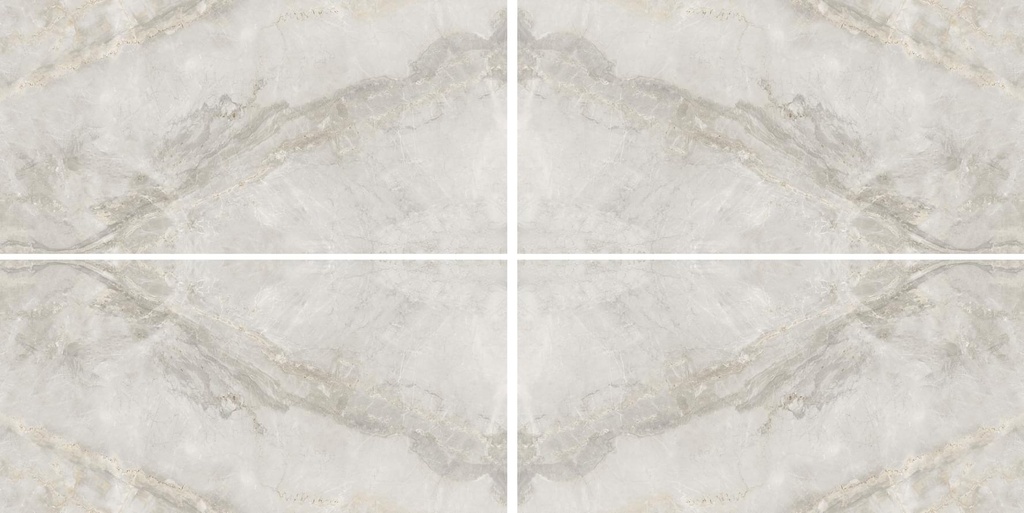 Flora light grey bookmatch 60/120/0,95 glanz/rett. (per set/4st)