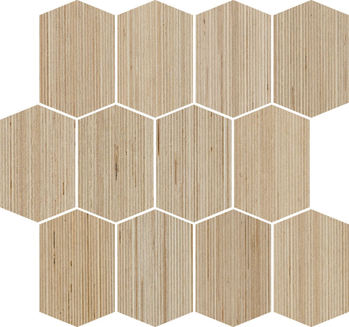 Tatami crema losanga 30/30/1,0 nat/rett.