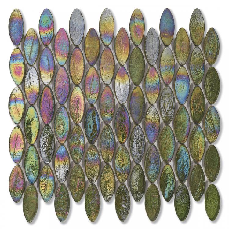 Neoglass domes iridescente 244 tweed 2,3/2,3/0,6 papier