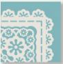 Pip lace corner aqua 20/20/1,6