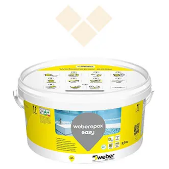 Voeg-kleefmortel epoxy easy linen 2,5 kg