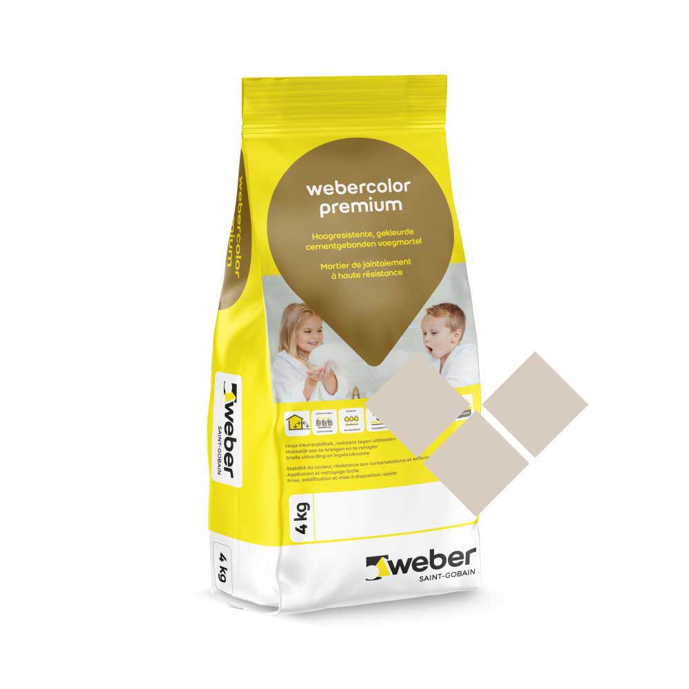 Voegcement premium pearl grey 4kg