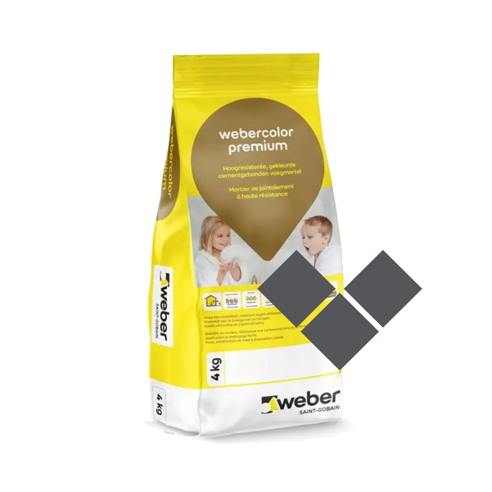 Voegcement premium anthracite 4kg
