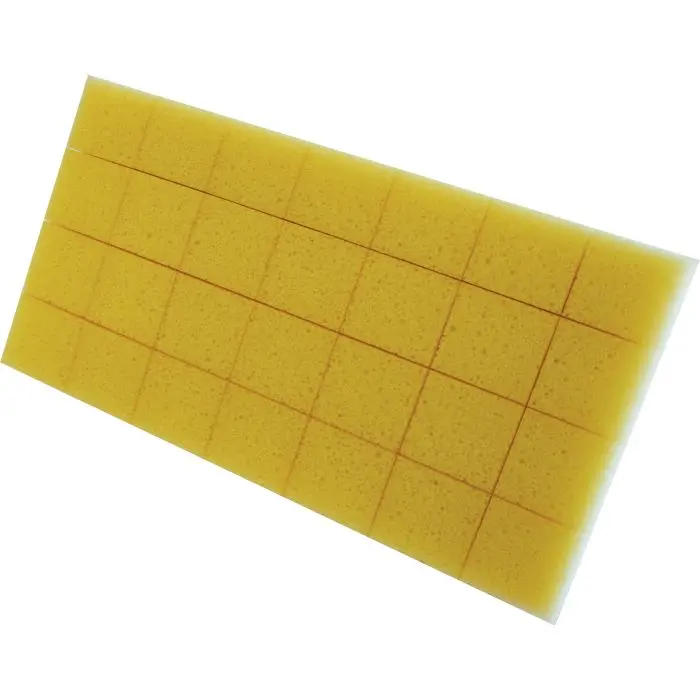 Ingesneden schoonmaakspons kunststof 270x140x30 mm