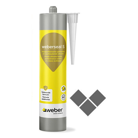 Silicone Weberseal S steel 300ml